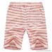 AIEOE Men Linen Shorts Drawstring Hand Pockets Soft Breathable Boardshorts Striped Red B07BZ89FHZ